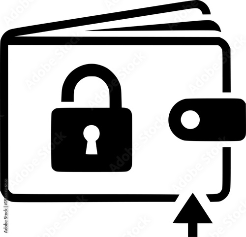 Financial Wallet Icon Secure Money Management, Budget Tracking, Expense Monitoring
