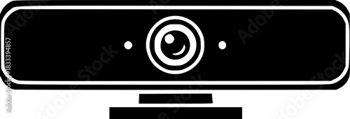 High-Definition Webcam Icon Sleek Design for Modern Video Conferencing
