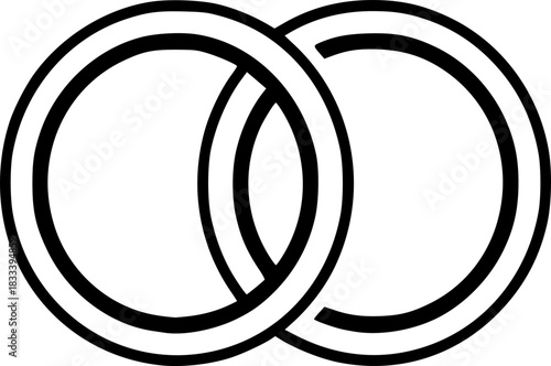 Intertwined Rings A Symbol of Unity, Love, and Commitment
