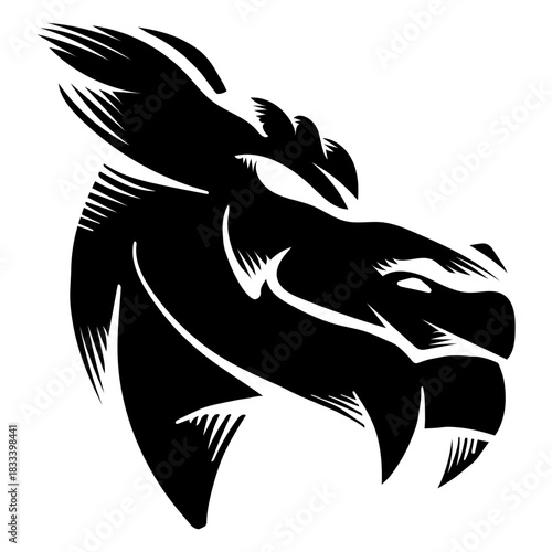 Dragon head tattoo