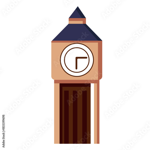 Big ben clock tower icon