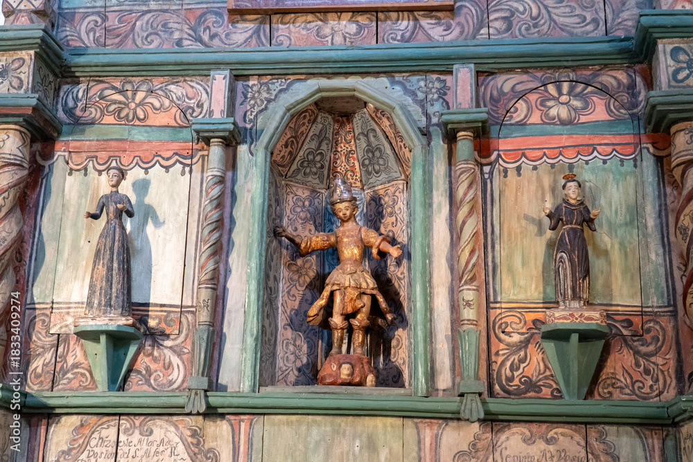 Obraz premium San Miguel Chapel Alter, Santa Fe, New Mexico