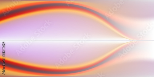 Abstract wave texture formed with soft light blur flowing gradients mesh lines and seamless glowing design structure vector