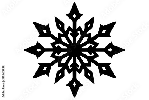 Wallpaper Mural snowflake vector illustration Torontodigital.ca