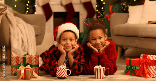 Happy African-American chil...