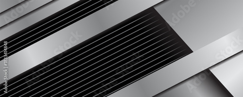 Black metal textured steel background. Perforated metal sheet. Vector