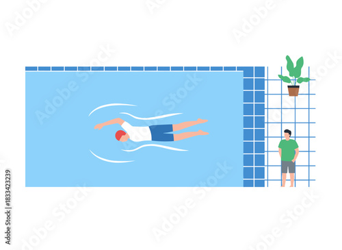 vector illustration of an airplane