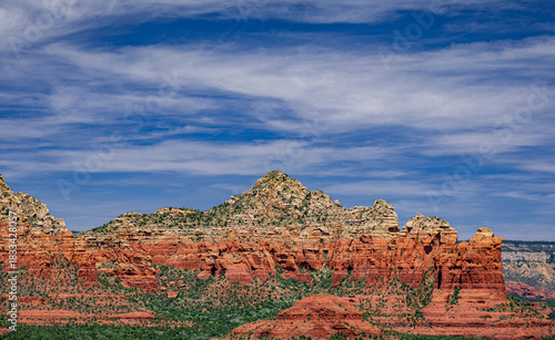 Beautiful red rocks and green forests of Sedona Arizona