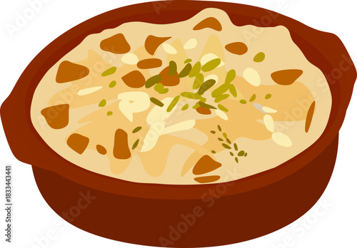 Umm Ali Vector Illustration Download | Graphics 