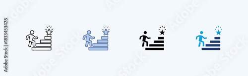 Motivation Multiple Icon Illustration Vector
