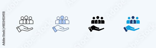 Inclusive Multiple Icon Illustration Vector