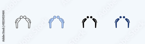 Respect Multiple Icon Illustration Vector