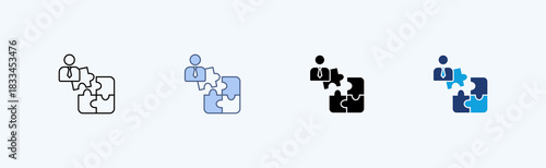 Adaptability Multiple Icon Illustration Vector