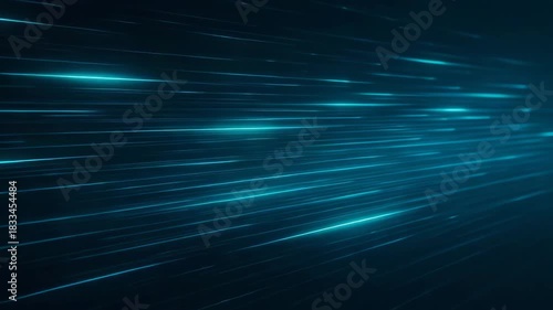 Dynamic blue light streaks create a futuristic backdrop, perfect for tech-related graphics and designs that convey speed and energy.