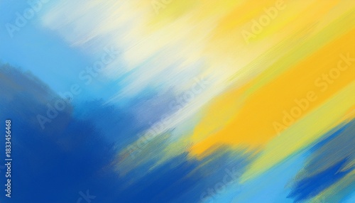 blue yellow watercolor background with abstract artistic backdrop tilted angle