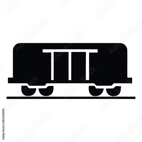 wagon and locomotive icon