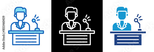 Spokesperson triplestyle icon