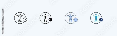 Accessibility Multiple Icon Illustration Vector