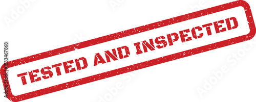 An authentic red grunge stamp signifies thorough examination and official quality assessment has occurred