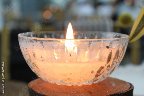 Burning candles 