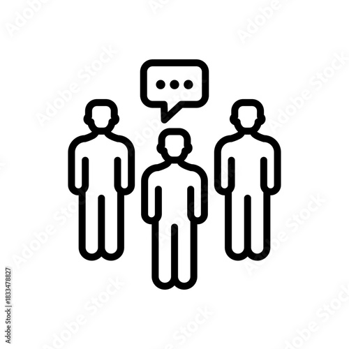 Kaizen Team Huddle Continuous Improvement Icon