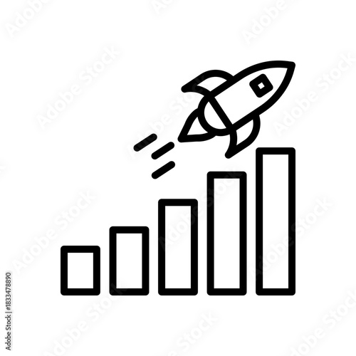 Kaizen Growth Continuous Improvement Icon