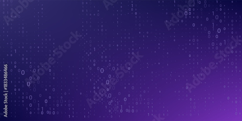 Abstract Binary Software Programming Code Background. Random Parts of Program Code. Digital Data Technology Concept. Random Binary Data