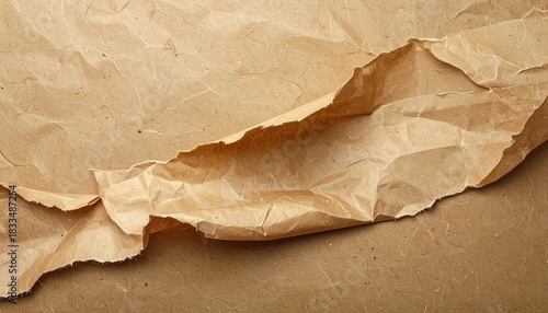 クラフト紙の自然な風合いの背景テクスチャー素材