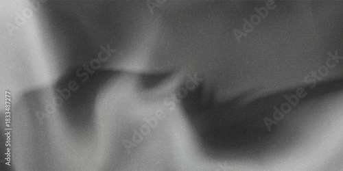 smooth black white background gray gradient with grainy texture and soft transitions between light and dark tones.