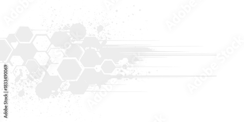 Vector banner design.Abstract white cube hexagon shape background.white Hexagons pattern. Abstract geometric pattern with crosses, stripes, lines. Seamless vector background.