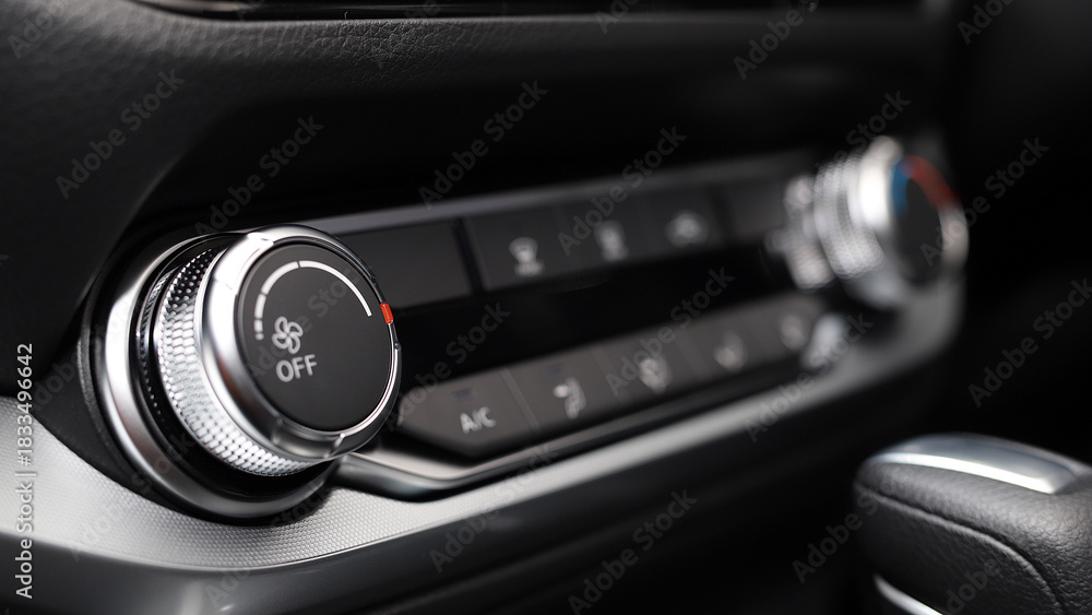 Fototapeta premium Car air conditioning systems should be maintained regularly to ensure efficient operation and extend their lifespan