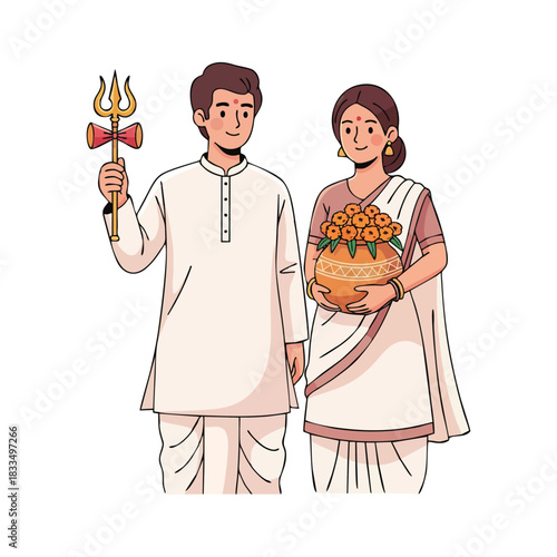 Bengali culture tradition festival celebration couple india