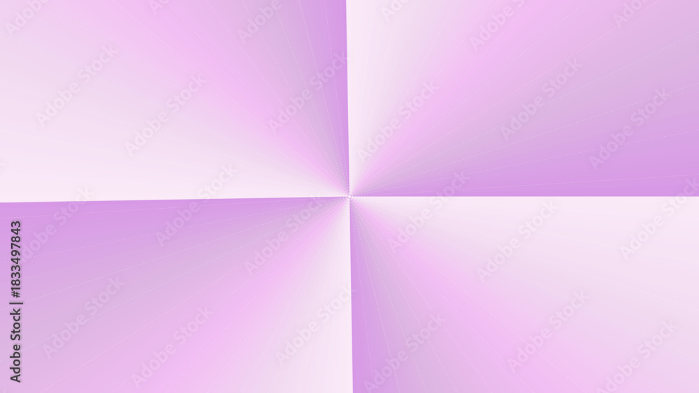 Fototapeta premium Abstract soft pastel purple gradient background with intersecting lines creating a symmetrical cross shape