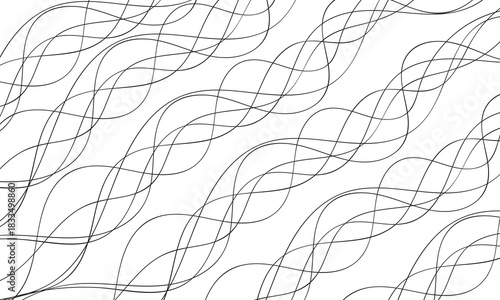 Elegant flowing lines create a modern abstract pattern for backgrounds, fabric designs, or artistic projects with a sense of movement and visual interest