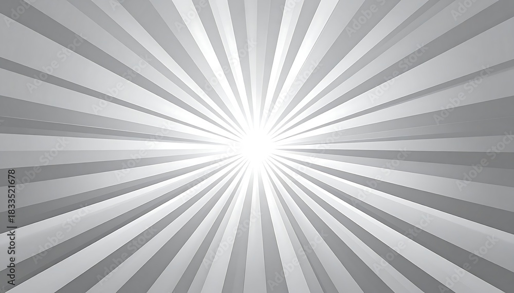 Fototapeta premium Radiant Burst - A Concentric Pattern of Light and Shadow.