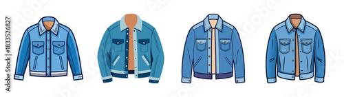 Explore trendy denim jacket styles and designs for men and women fashion apparel collection today