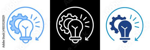 Innovation Process triplestyle icon