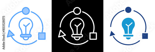 Idea Flow triplestyle icon
