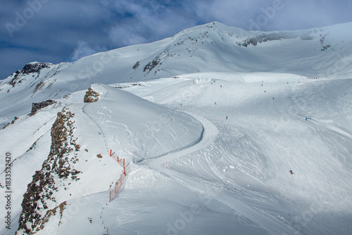 Grindelwald ski  in the Swiss Alps