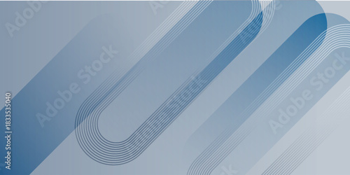 Abstract background with overlapping translucent blue and gray rounded shapes creating a modern design.
