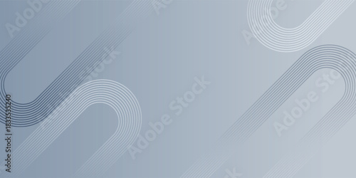 Modern abstract background with flowing S-shaped lines and a subtle grey-blue gradient, creating a clean and corporate feel.