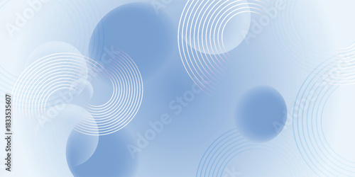 Abstract light blue background with soft bokeh circles and fine concentric line patterns.