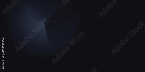 Abstract dark background with subtle geometric folds and soft blue light creating depth and shadow.