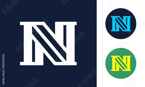 Logo for company with letter N