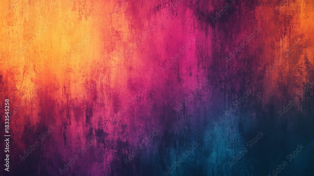 Obraz premium Vibrant abstract textured background with warm and cool color blends
