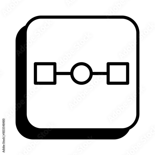 LAN Icon in Line Style