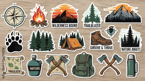 Adventure and Wilderness Camping Gear Collection.
