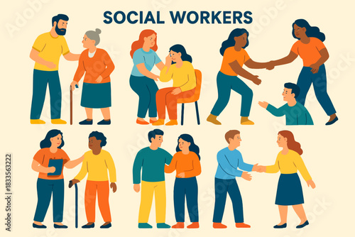Social Workers Helping Diverse Individuals and Communities.