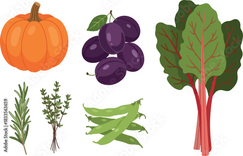 Fresh Vegetables and Fruits A Vibrant Collection of Natural and Healthy Ingredients for Culinary Delights