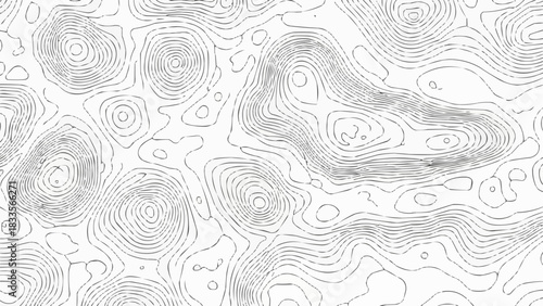 Topographic Map Contour Lines Abstract Pattern.